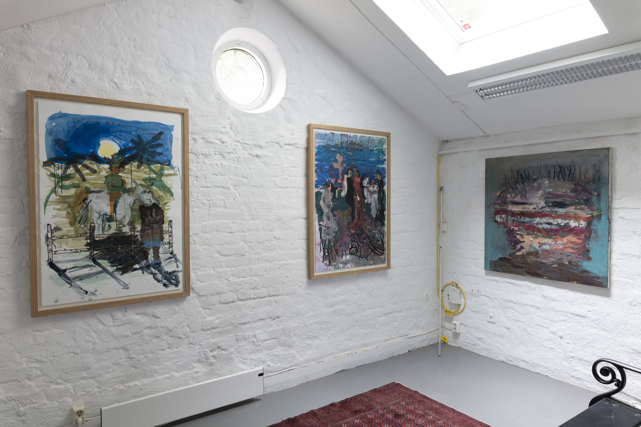 Image from Georg Óskar's exhibition I Am More Tired Than My Cat — upstairs main wall